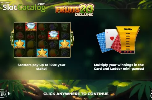 Οθόνη2. Fruits 20 Deluxe Κουλοχέρης 