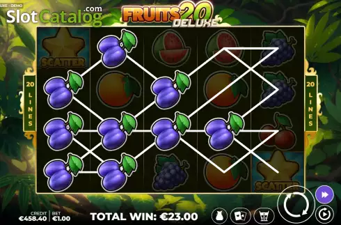 Οθόνη8. Fruits 20 Deluxe Κουλοχέρης 