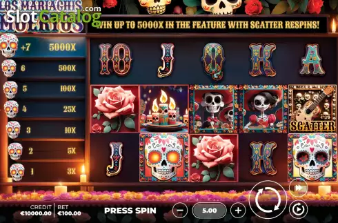Οθόνη2. Los Mariachis Muertos Κουλοχέρης