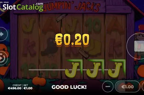 Οθόνη3. Jumpin’ Jacks Κουλοχέρης