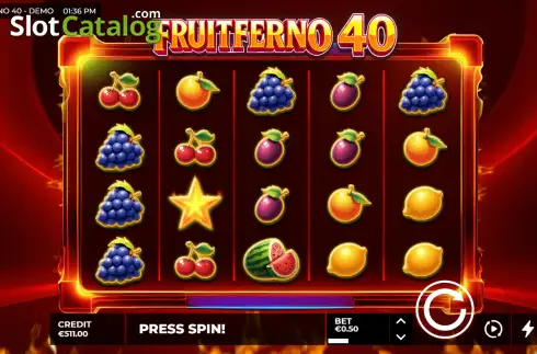 Οθόνη2. Fruitferno 40 Κουλοχέρης