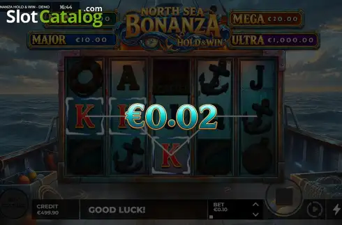 Οθόνη3. North Sea Bonanza Hold & Win Κουλοχέρης 
