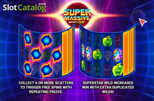 Οθόνη3. Super Massive Infinity Reels Κουλοχέρης