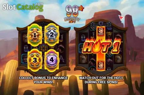 Οθόνη2. Bounty 98 Hot 1 Κουλοχέρης