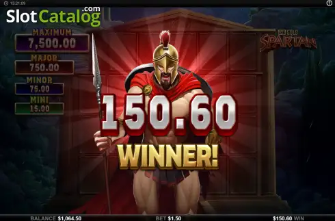 Οθόνη3. 24K Gold Spartan Κουλοχέρης