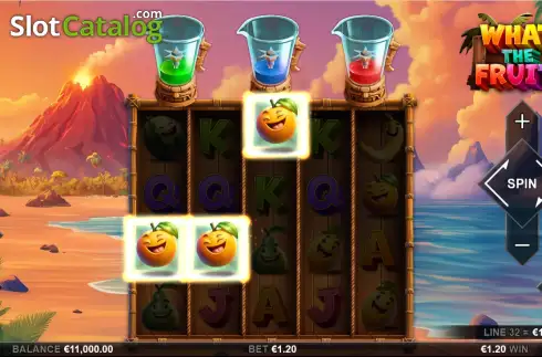 Οθόνη3. What The Fruit! Κουλοχέρης
