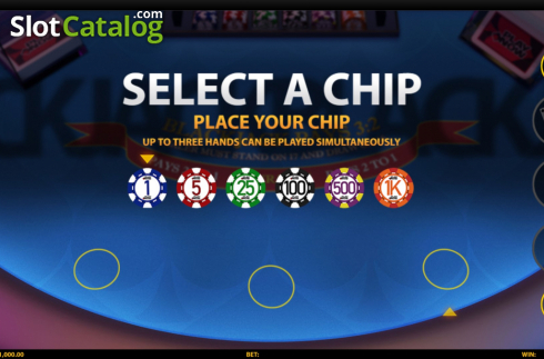 Οθόνη2. 3 Hand Blackjack (HungryBear) Κουλοχέρης