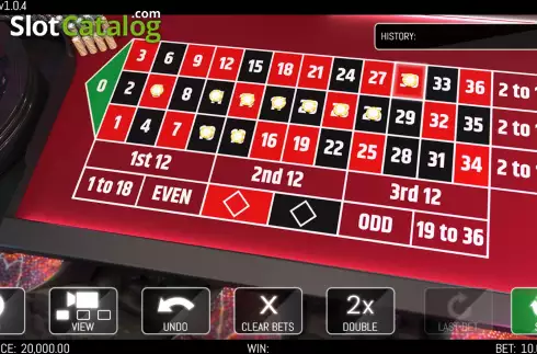 Οθόνη3. Roulette (HungryBear) Κουλοχέρης