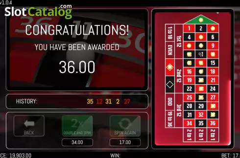 Οθόνη6. Roulette (HungryBear) Κουλοχέρης
