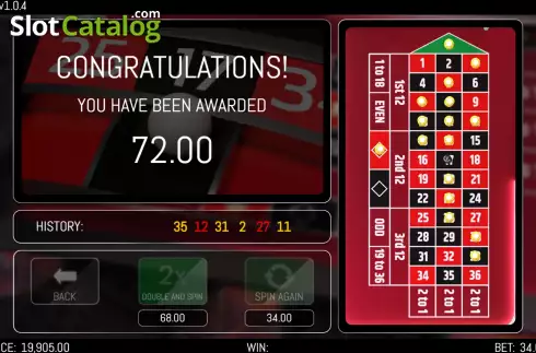 Οθόνη7. Roulette (HungryBear) Κουλοχέρης