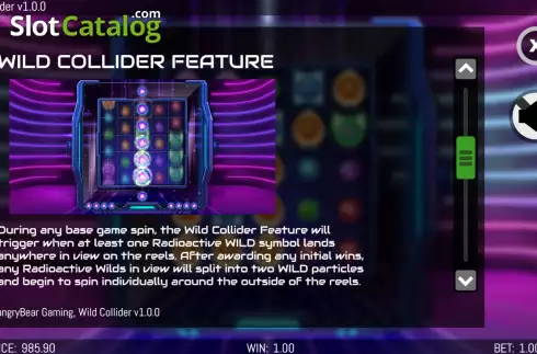 Οθόνη8. Wild Collider Κουλοχέρης 