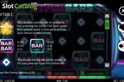 Οθόνη5. Hyper Bars Κουλοχέρης