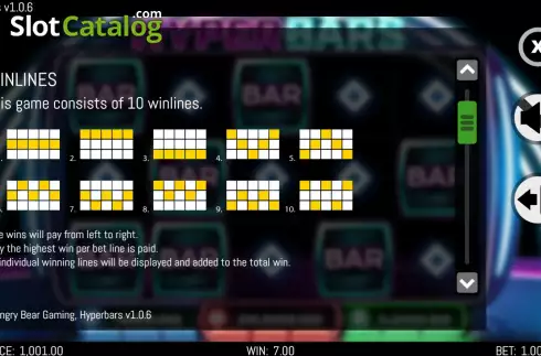 Οθόνη6. Hyper Bars Κουλοχέρης