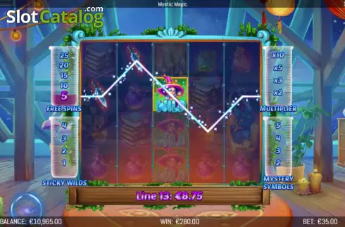 Οθόνη3. Mystic Magic Κουλοχέρης
