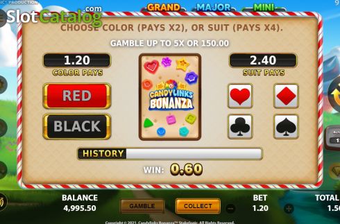 Οθόνη5. Candy Links Bonanza Κουλοχέρης 