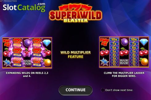 Οθόνη2. Super Wild Blaster Κουλοχέρης