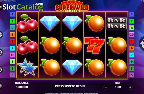 Οθόνη3. Super Wild Blaster Κουλοχέρης