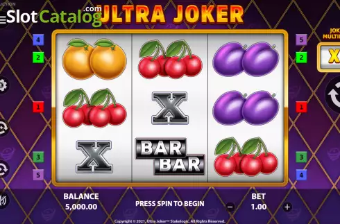 Οθόνη2. Ultra Joker (Hurricane Games) Κουλοχέρης