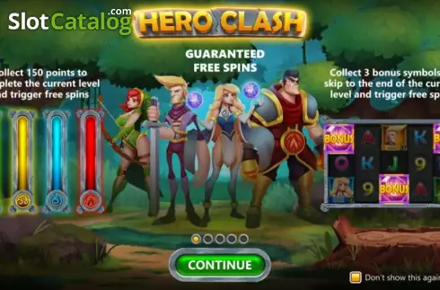 Οθόνη2. Hero Clash Κουλοχέρης 