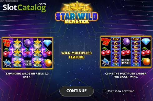 Οθόνη2. Star Wild Blaster Κουλοχέρης 