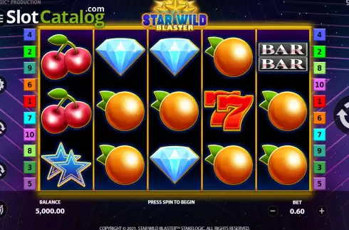 Οθόνη3. Star Wild Blaster Κουλοχέρης 