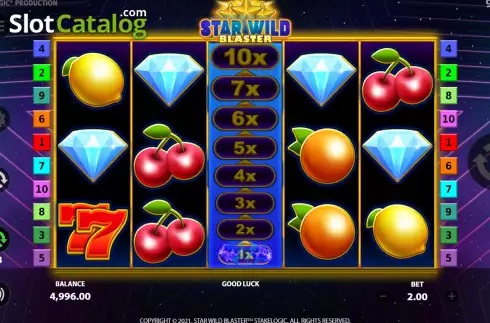 Οθόνη4. Star Wild Blaster Κουλοχέρης 