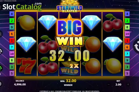 Οθόνη5. Star Wild Blaster Κουλοχέρης 