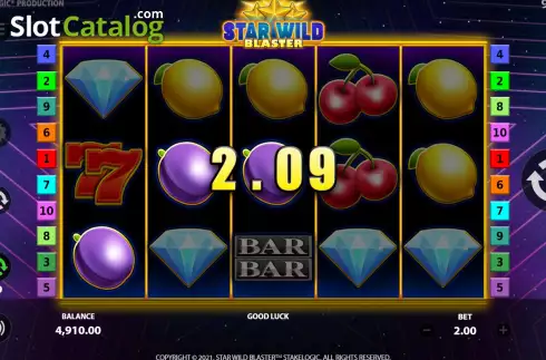 Οθόνη7. Star Wild Blaster Κουλοχέρης 