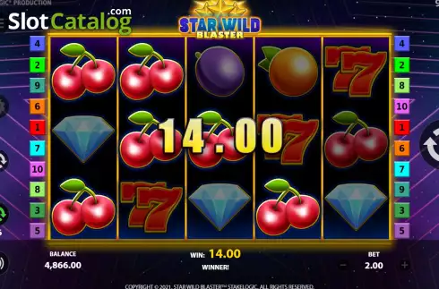 Οθόνη8. Star Wild Blaster Κουλοχέρης 