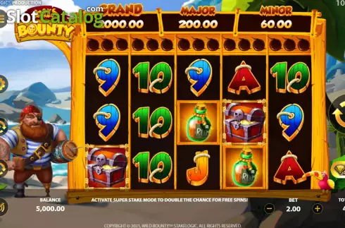 Οθόνη3. Wild Bounty (Hurricane Games) Κουλοχέρης