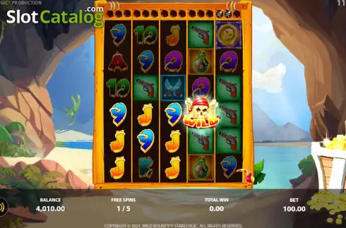 Οθόνη7. Wild Bounty (Hurricane Games) Κουλοχέρης