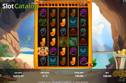 Οθόνη8. Wild Bounty (Hurricane Games) Κουλοχέρης