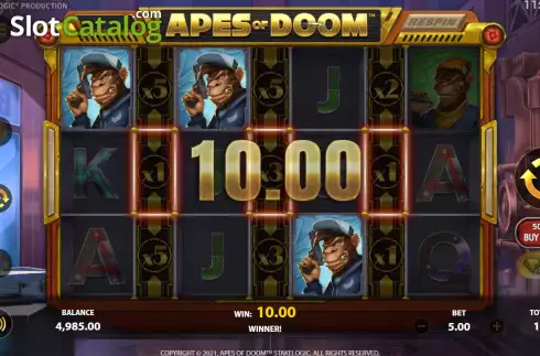 Οθόνη4. Apes of Doom Κουλοχέρης