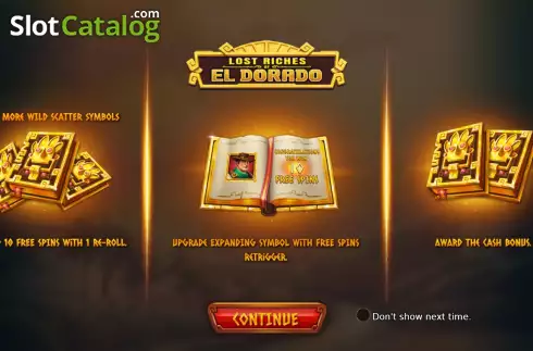 Οθόνη2. Lost Riches of El Dorado Κουλοχέρης
