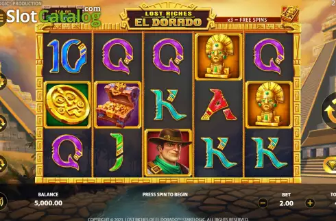 Οθόνη3. Lost Riches of El Dorado Κουλοχέρης