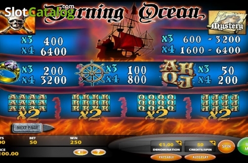 Οθόνη4. Burning Ocean Κουλοχέρης
