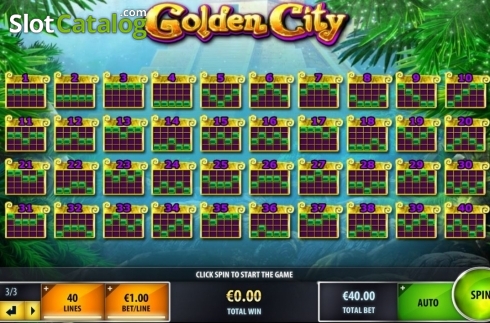 Οθόνη5. Golden City (IGT) Κουλοχέρης 