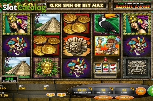 Οθόνη2. Maya Gold (IGT) Κουλοχέρης