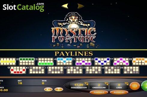 Οθόνη5. Mystic Fortune (IGT) Κουλοχέρης
