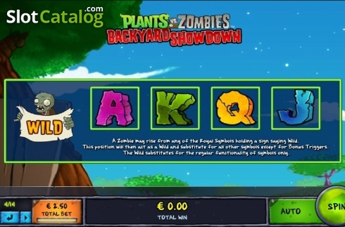 Οθόνη7. Plants vs Zombies: Backyard Showdown Κουλοχέρης