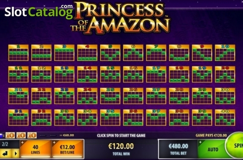 Οθόνη5. Princess of the Amazon Κουλοχέρης
