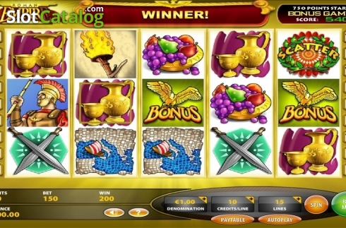Οθόνη3. Roman Empire (IGT) Κουλοχέρης
