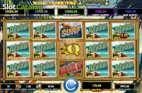 Οθόνη3. Wheel of Fortune Hawaiian Getaway Κουλοχέρης 
