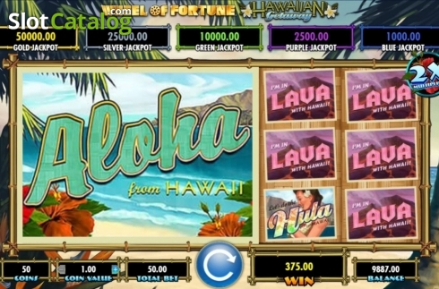 Οθόνη5. Wheel of Fortune Hawaiian Getaway Κουλοχέρης 