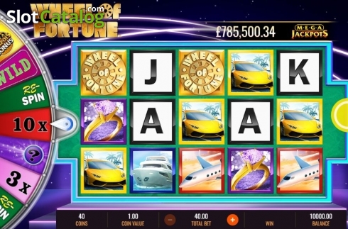 Οθόνη3. Mega Jackpots Wheel of Fortune on Air Κουλοχέρης 
