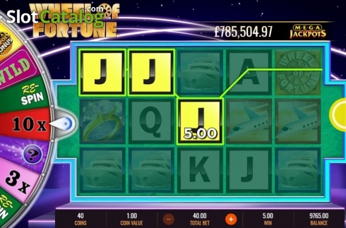 Οθόνη4. Mega Jackpots Wheel of Fortune on Air Κουλοχέρης 