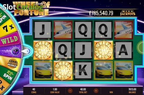 Οθόνη6. Mega Jackpots Wheel of Fortune on Air Κουλοχέρης 