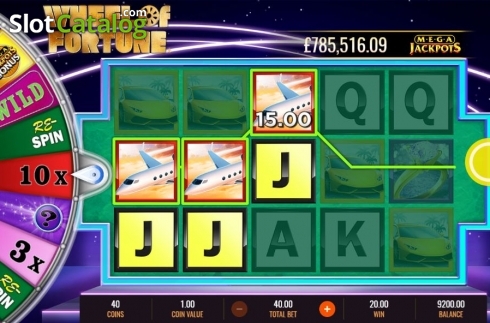 Οθόνη5. Mega Jackpots Wheel of Fortune on Air Κουλοχέρης 