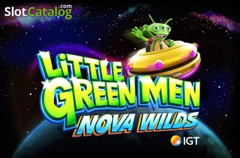 Little Green Men Nova Wilds Λογότυπο