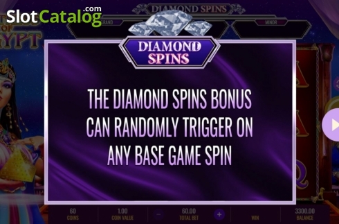 Οθόνη2. Mistress of Egypt Diamond Spins Κουλοχέρης 